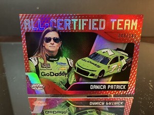 Danica Patrick Panini Certified All-Certified Team Red 2018 Card #ACT9 48/149