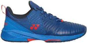 Yonex Herren Power Cushion Sonicage3 Sandplatz Tennisschuh, Navy/Rot, US 11,5 - Bild 1 von 2