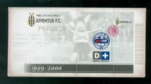 BIGLIETTO JUVENTUS PERUGIA 16/01/2000 STAGIONE 1999 2000 CALCIO PARTITA SERIE A - Foto 1 di 1