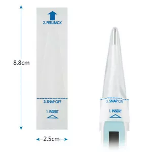 10Pcs Digital Thermometer Probe Covers Disposable Protector Electronic Cover - Picture 1 of 8