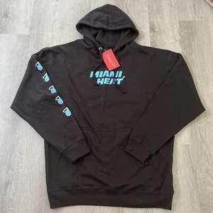Miami Heat Mitchell & Ness Hardwood Classics Hoodie New Size Large NBA - Picture 1 of 11