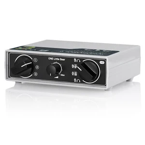 Portable 3-way Headphone / Speaker Audio Switcher Box Splitter for Microphones - Picture 1 of 8