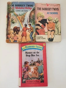 3 Book Lot Vintage The Bobbsey Twins Books by Laura Lee Hope HC 1950s - Bild 1 von 11