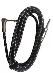 Donner Cavo Chitarra 18 Piedi 5m Amp Cavo 1/4 per Strumenti Basso Chitarra Elettrica - Foto 1 di 5