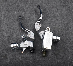 Palancas de embrague de cilindro maestro de freno cromadas para Yamaha Roadstar 1600 Virago - Imagen 1 de 8
