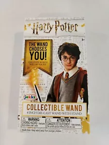 Jakks Harry Potter Collectible 4” Die-Cast Mini Wand W/ Stand - New - Free Ship - Picture 1 of 3