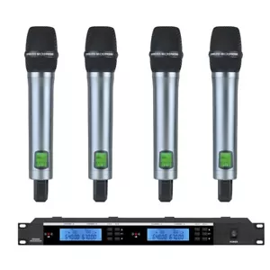 EW500-G4 E865 4 Handheld Digital Wireless Microphone Karaoke System 400 Channel - Picture 1 of 9