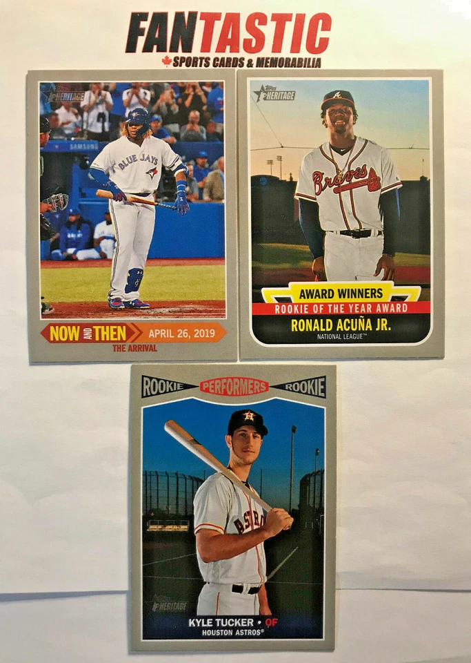 2019 Topps Heritage High Number Insert YOU PICK Award Winners, Now & Then etc. - Image 1 of 1