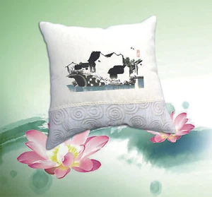 "Water Town-II"  14CT Cushion counted cross stitch kits -45cm*45cm - Picture 1 of 1