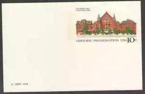 US. UX73. 10c. Cincinnati Music Hall. Ohio. Postal Cards. MNH. 1978 - Picture 1 of 1