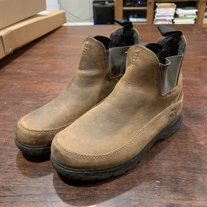 Sorel Hood River Chelsea Style Thinsulate Insulation Boots Men's 8.5 Brown - Picture 1 of 10