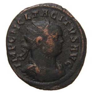 IMPERIO ROMANO - 275-276 AE Antoniniano - Tácito - Clementia apoyada en la columna - Imagen 1 de 2