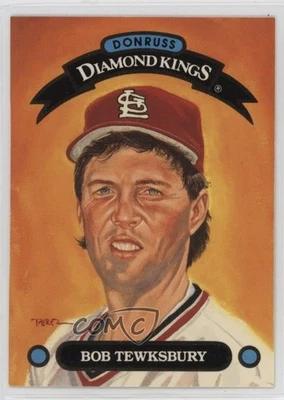 1993 Donruss Diamond Kings Bob Tewksbury #DK-22 - Image 1 of 2