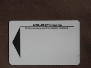 Magnetischer Hotelschlüssel gebraucht - ASSA ABLOY Bukarest Rumänien - Bild 1 von 2