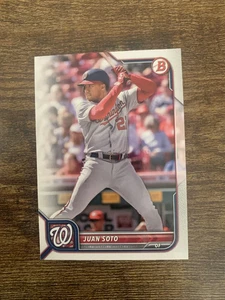 2022 Bowman Juan Soto Base #10 Lot (5) Washington Nationals - Picture 1 of 1