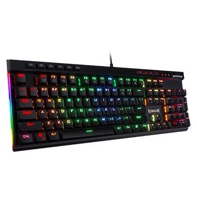 K580 VATA US layout RGB LED Backlit Mechanical Gaming Keyboard, Brown - Image 1 of 4