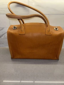 BESSO Handtasche Beuteltasche Tasche Handtasche hellbraun aus Japan gebraucht Versand - Bild 1 von 22