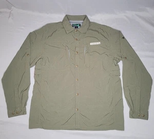 Eastern Mountain Sporthemd Herren Large oliv Nylon belüftet Angeln Wandern Mesh - Bild 1 von 23