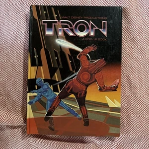Walt Disney Productions TRON A Pop-Up Book Hardcover Little Simon 1982 NICE - Picture 1 of 6