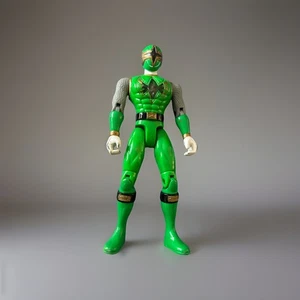 2002 Ninja Storm Green Power Ranger 5,5" Actionfigur mit Gelenken KOSTENLOSER VERSAND. - Bild 1 von 5