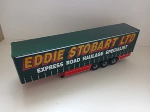 CORGI 1/50th SCALE 3 AXLE CURTAINSIDE TRAILER (ET4020) ONLY EDDIE STOBART - Picture 1 of 6