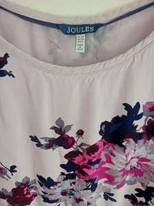 Joules Size 14 ambion Shift Dress 3/4 Sleeve Pale Pink On Back 2 Marks Shown Pic - Picture 1 of 22