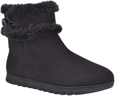 Easy Spirit Snowy Black Faux Fur Winter Boots Women's Size 9M NWOB - Image 1 of 4