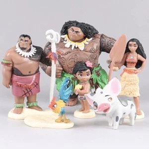 Moana Figure Dolls Set Action Figures 5~10cm PVC Cake Decoration Collectible - Picture 1 of 7