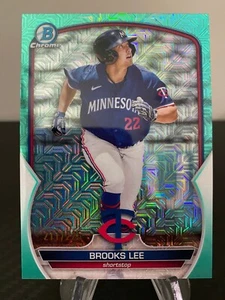 2023 Bowman Mega Baseball Brooks Lee Aqua X/225 - Picture 1 of 2