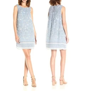 MAX STUDIO NEW Printed Floral Dress Size US S / approx. AU 8-10 RRP US $128 - Picture 1 of 8