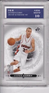 STEPHEN CURRY SP AUTHENTIC College Basketball Card STEPH $$ Graded GEM MINT 10! - Picture 1 of 1