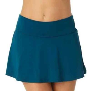 Anne Cole Plus Size Banded Swim Skirt Deep Sea Blue 22W - Picture 1 of 2