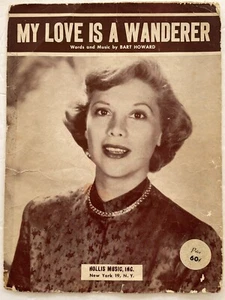 my love is a wanderer 1952 spartiti dinah shore spartiti musica Hollis - Foto 1 di 3