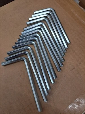13 M5 5mm Chrome Steel Allen Wrenches - Image 1 of 4