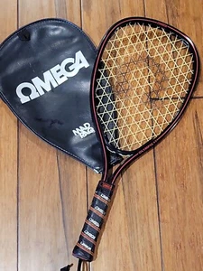 Vintage Omega Olympic *1 Racquetball Racquet (5475) 3 7/8 With Head Cover - Picture 1 of 7