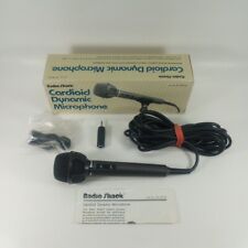 Realistic Radio Shack Cardioid Dynamic Microphone Model 33-1073A In Original Box