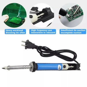 Electric Vacuum Solder Sucker Desoldering Suction Pump Iron Gun Drill Rod Tool* - Picture 1 of 13