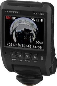 ■Comtec HDR361GS Dash Cam 360 Camera Safe Driving Aid Made in Japan NEW - Picture 1 of 4
