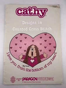 Vintage Cathy Counted Cross Stitch Book #5095 Gloria + Pat Paragon Needlework - Picture 1 of 7