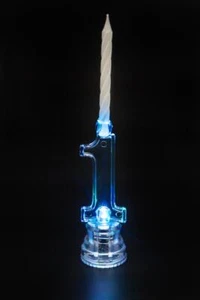 LED Candle Holder Flashing Light Up Number 1 Candle Birthday Wedding Cake Topper - Picture 1 of 4
