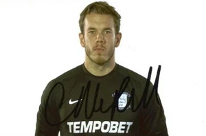 PRESTON: CHRIS MAXWELL SIGNED 6x4 2017/2018 PORTRAIT PHOTO+COA - Picture 1 of 1