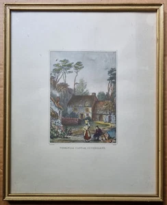 englische Gravur Thirlwall Castle Cumberland Graveur W Le Petit von G Pickerin - Bild 1 von 9