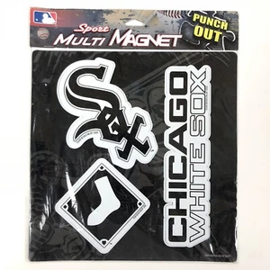 Chicago Chi White Sox Sport Multi gestanztes Magnetblatt Auto Heim MLB Baseball - Bild 1 von 8
