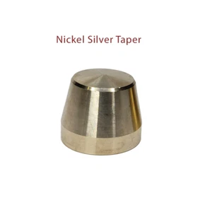 #NS151 Neusilber konischer Knauf 1" Durchmesser Gewindebohrer 6 x 1 mm für Messerbau USA - Bild 1 von 1