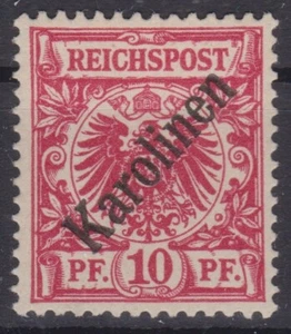=== Dt. Colonia CAROLINAS Mi. 3I *, Cat. 75 € == - Imagen 1 de 1