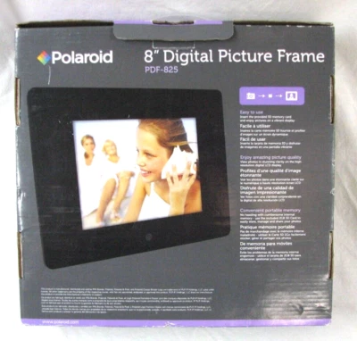Polaroid 8" Picture Frame  PDF-825 Memory Card - Image 1 of 4
