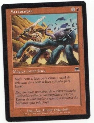 Break Open Portuguese Mtg MISPRINT. Targets ANY creature - Imagen 1 de 4