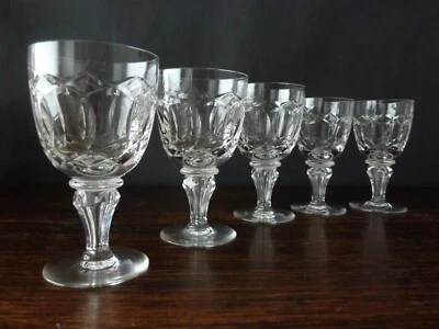 Lote mixto de 5 copas de vino de Oporto Royal Leerdam de colección con vástago atrapado en aire Foto 1 de 4