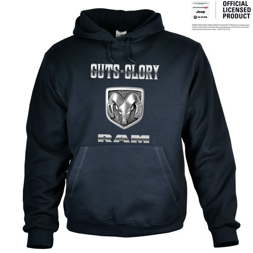 SACAI Felpa Dodge Ram con cappuccio auto americana classica garage USA *0046 navy