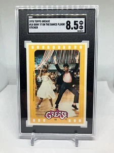 1978 TOPPS GREASE #18 DOING IT ON THE DANCE FLOOR DANNY & SANDY 🔥SGC 8.5🔥 - Picture 1 of 2